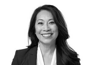 Smiling woman in professional attire portrait