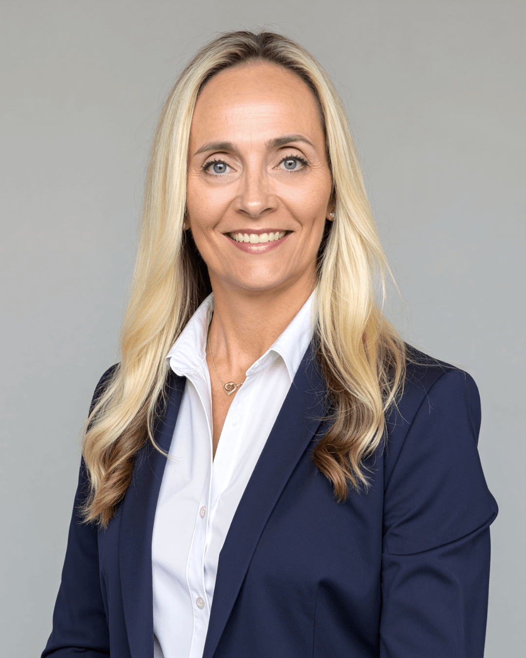 Smiling woman in professional business attire
